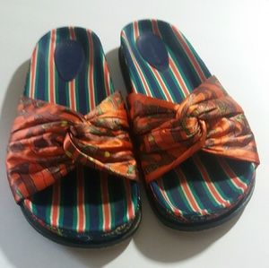 Zara Satin Knot Slides